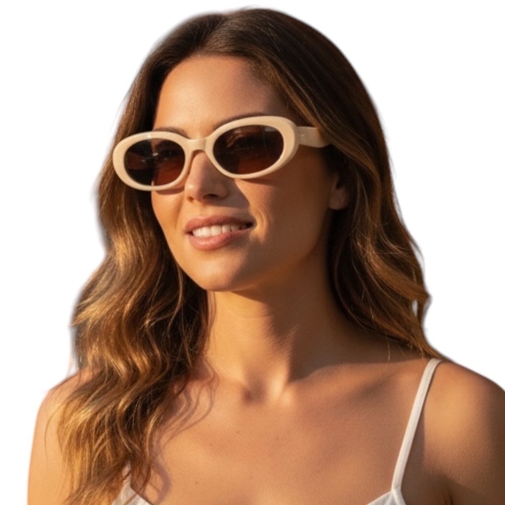 Jason Wu Cream Oval Sunglasses Retro
Y2K Minimalist Neutral Boho